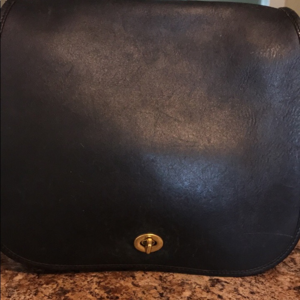 Vintage Coach saddle bag cross body AUTHENTIC - Picture 6 of 6